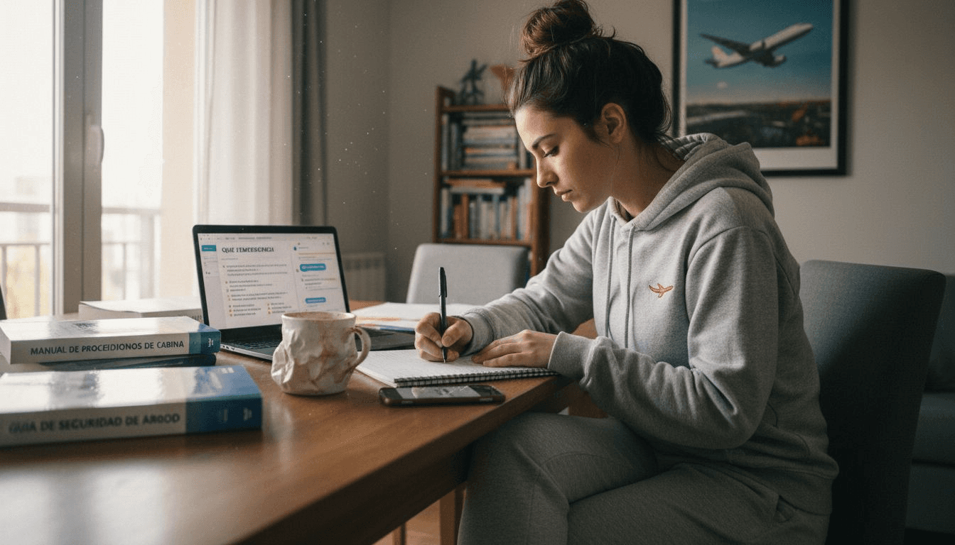 Proceso entrenamiento TCP para aprobar pruebas AESA