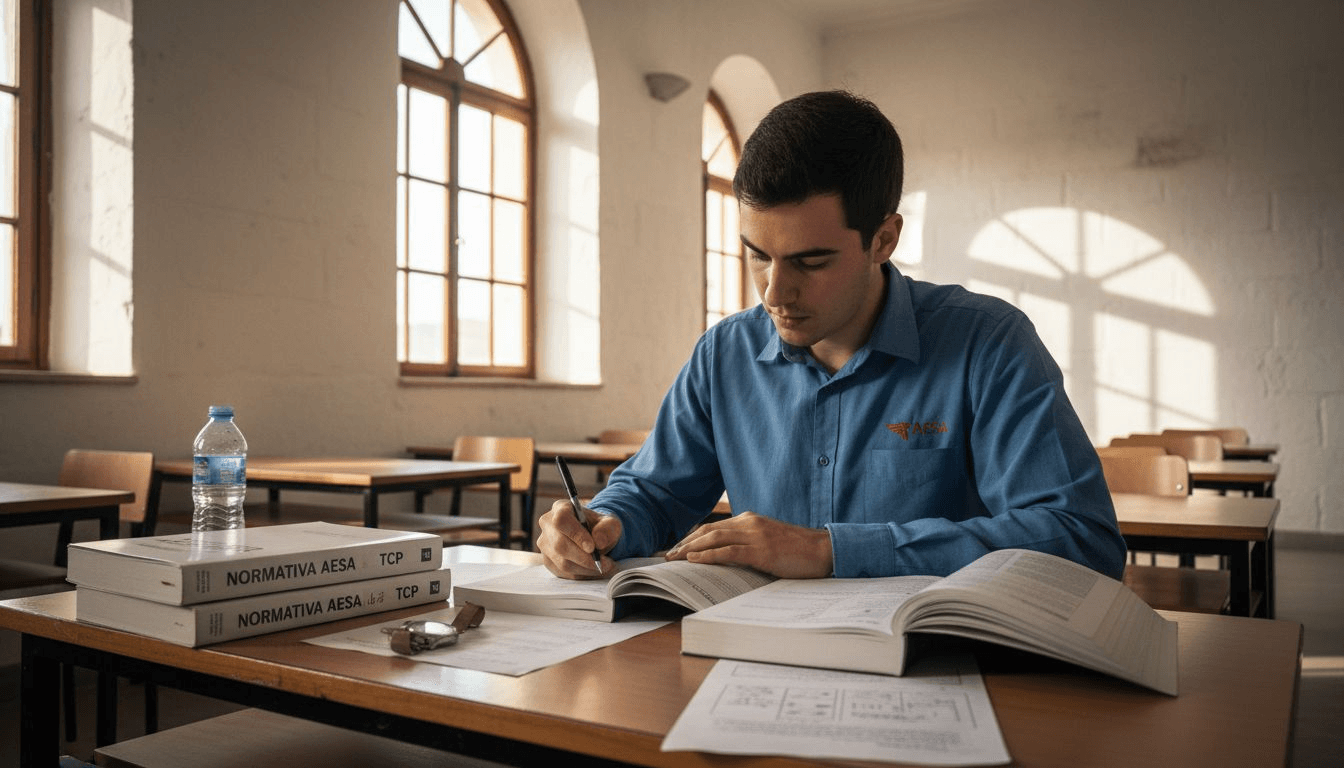 Normativa AESA TCP 2026: 65% Aprobación, Preparación Clave