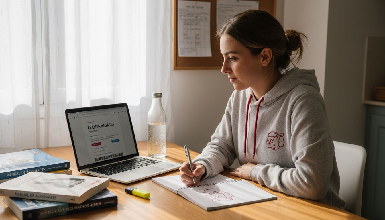 Lista de temarios TCP actualizados para el examen AESA 2026